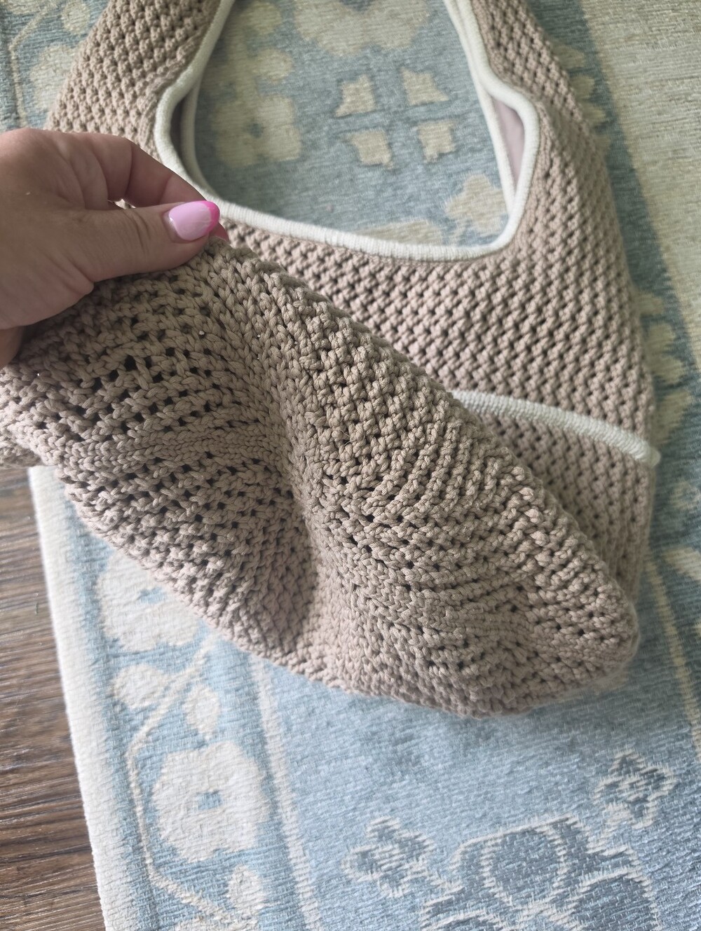 NWT Lululemon Cotton Crochet Shoulder Bag - Picture 4 of 8